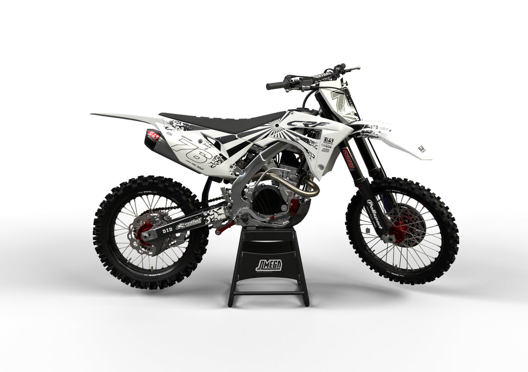 honda cr crf white sun graphics kit