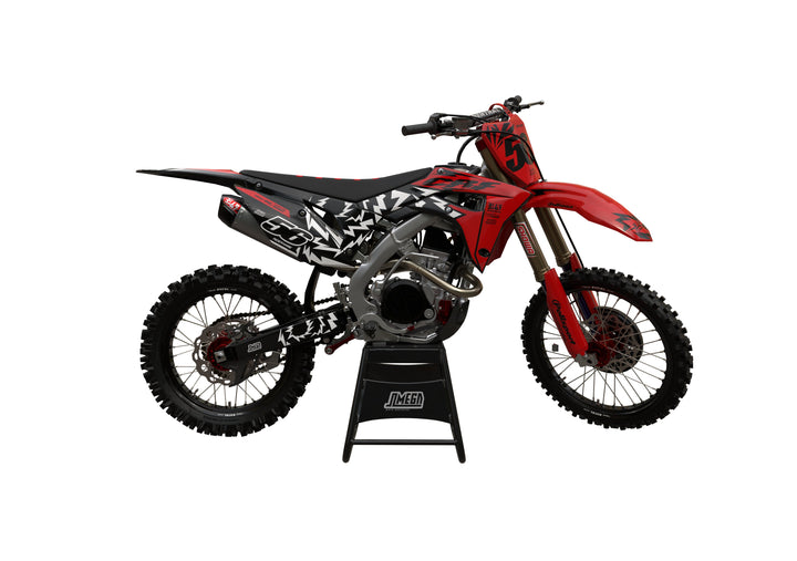 honda cr crf red thunder graphics kit