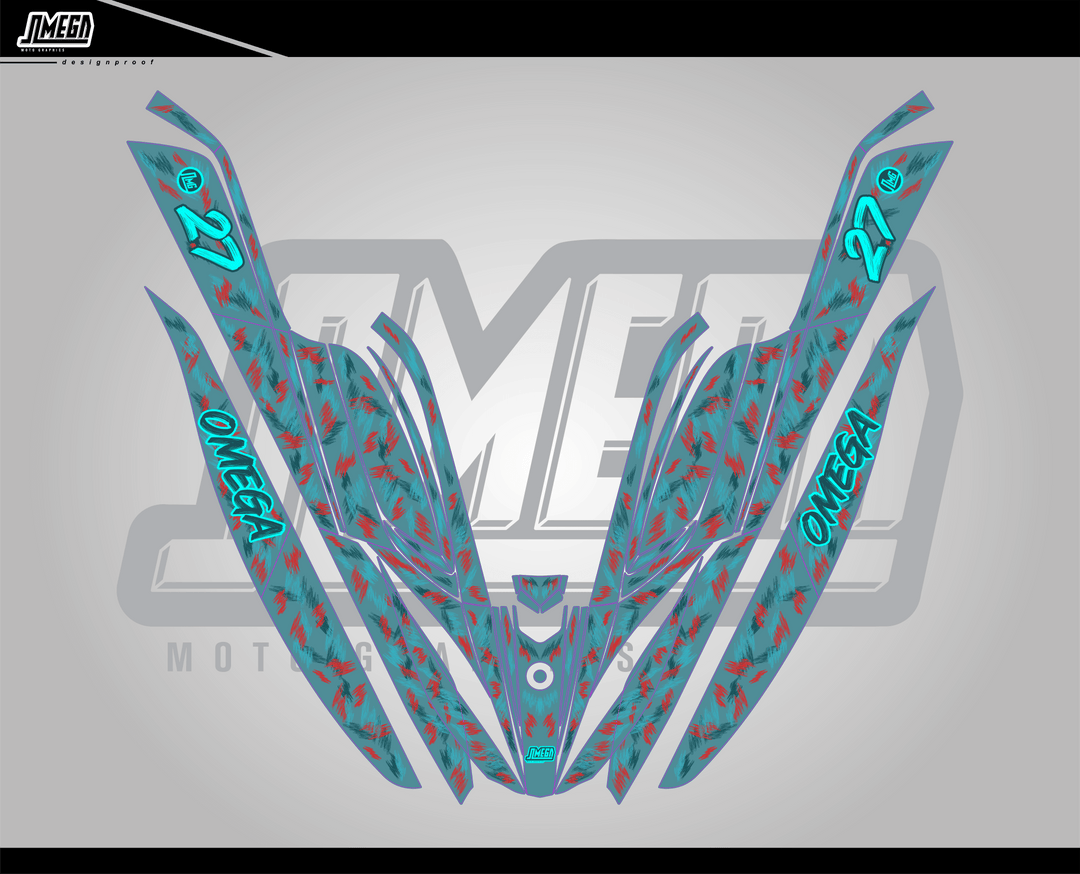 Soft Glitch Jet Ski Graphics Kit
