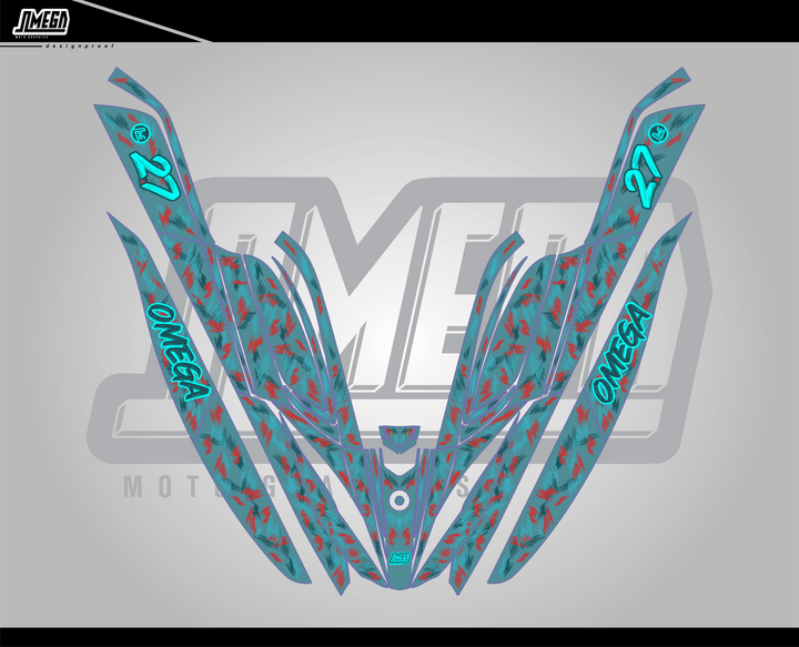 Soft Glitch Jet Ski Graphics Kit