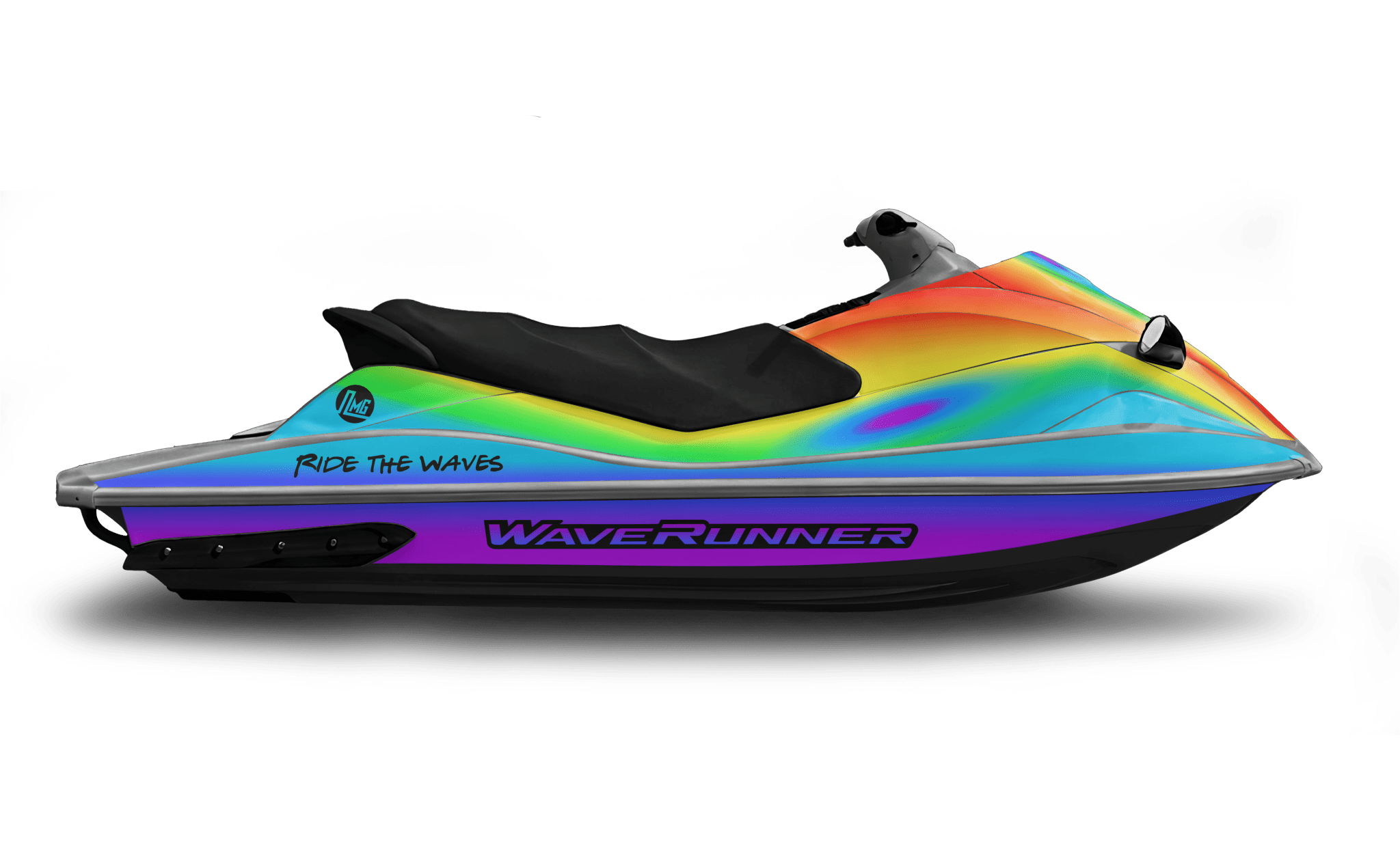 Spectrum Shift Jet Ski Graphics Kit | Jet Ski Decals – Omega Moto Graphics