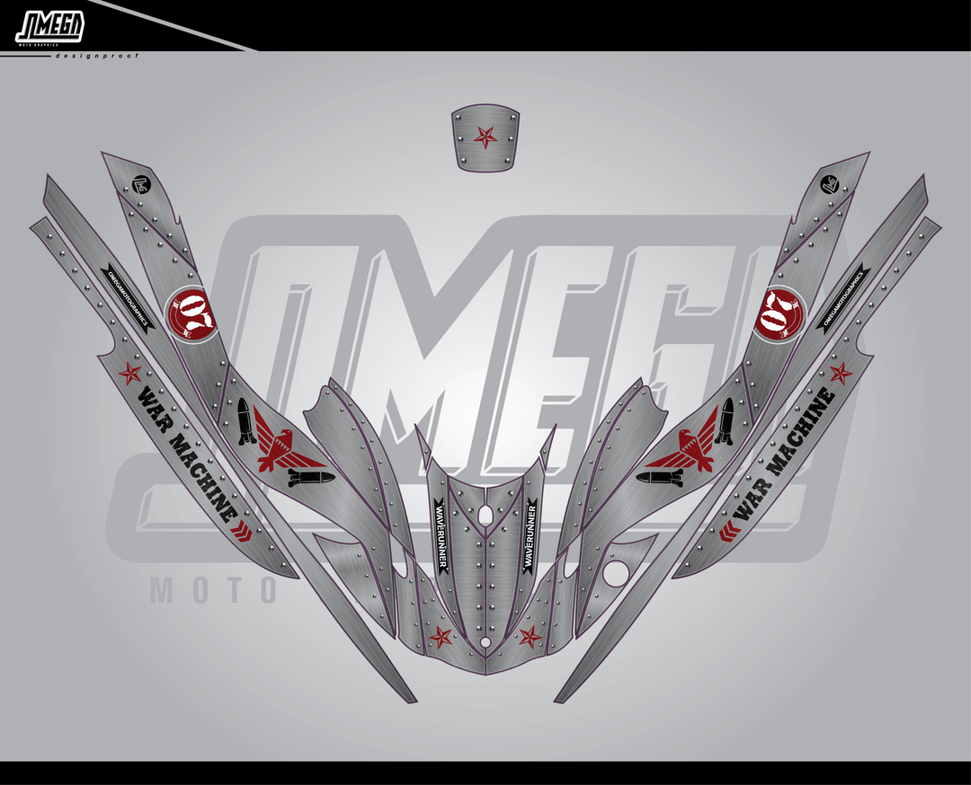 War Machine Jet Ski Graphics Kit