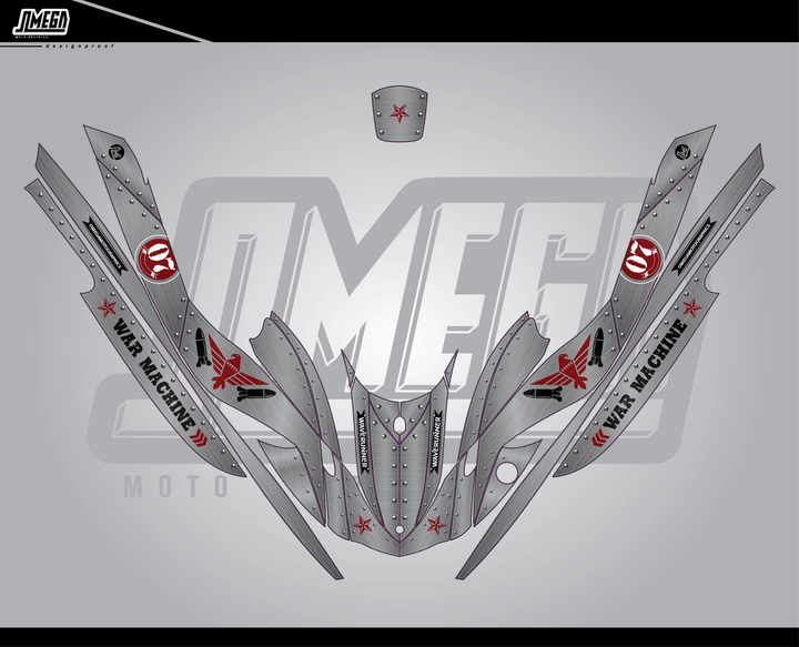 War Machine Jet Ski Graphics Kit