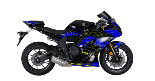 Bright Cyberpunk Road Bike Graphics Kit