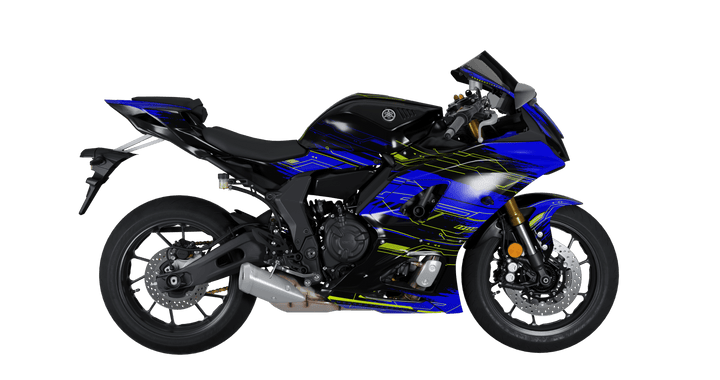 Bright Cyberpunk Road Bike Graphics Kit