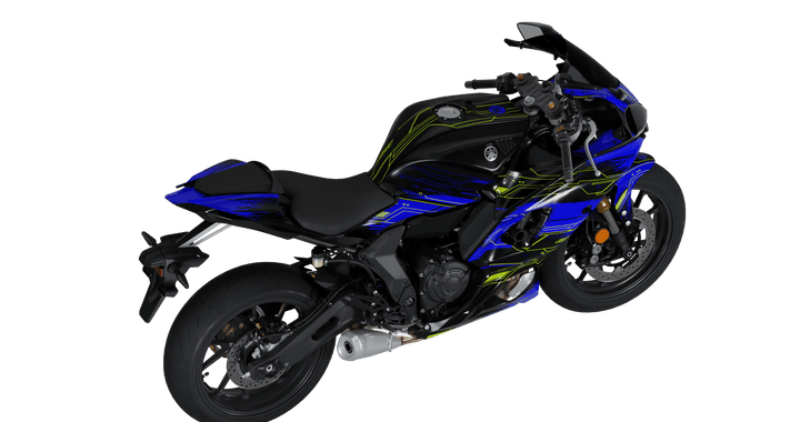 Bright Cyberpunk Road Bike Graphics Kit