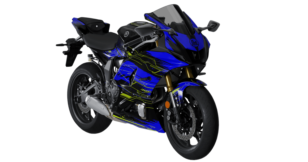 Bright Cyberpunk Road Bike Graphics Kit