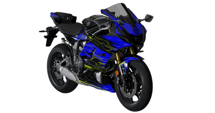 Bright Cyberpunk Road Bike Graphics Kit