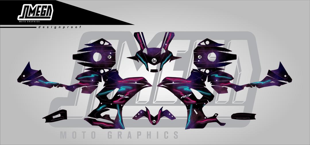 Dark Universe Road Bike Graphics Kit