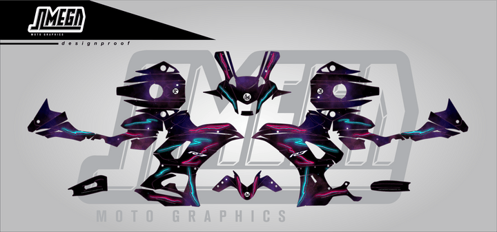 Dark Universe Road Bike Graphics Kit