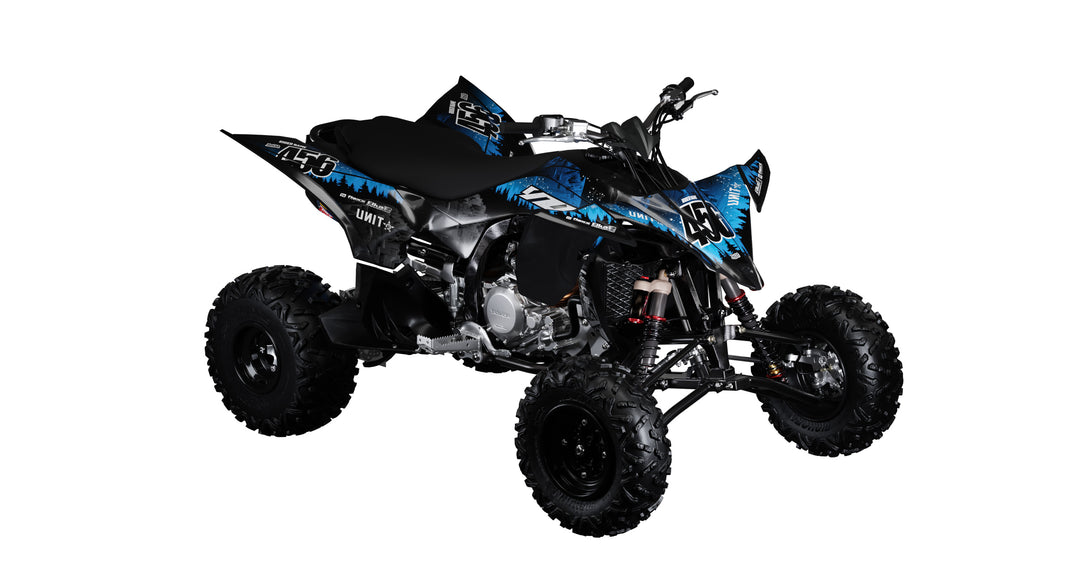 Blue Death Star Quad Graphics Kit | Quad & ATV Stickers – Omega Moto ...