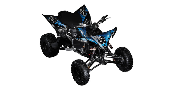 Blue Death Star Quad Graphics Kit