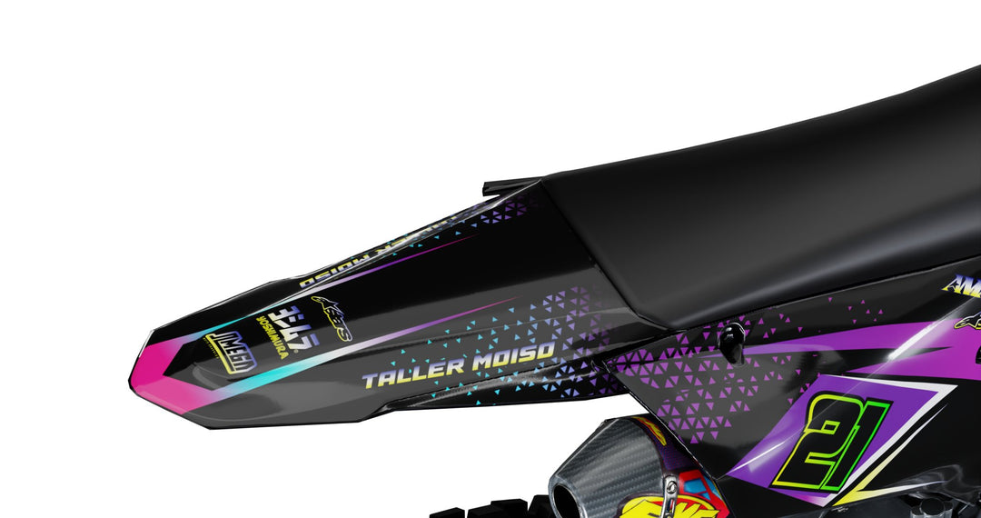 Double Vision YA Graphics kit | Dirt Bike Stickers – Omega Moto Graphics