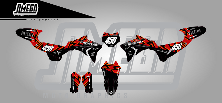 Ducati Desmo Shadow Graphics kit