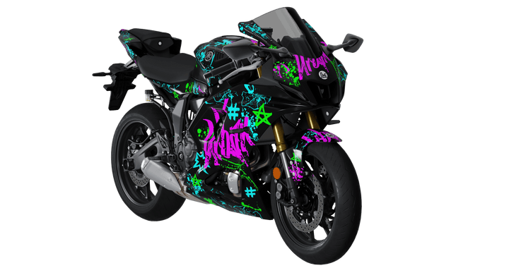 Graffiti Road Bike Graphics Kit