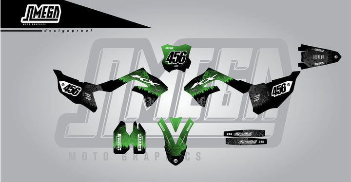 Green Death Star Graphics Kit