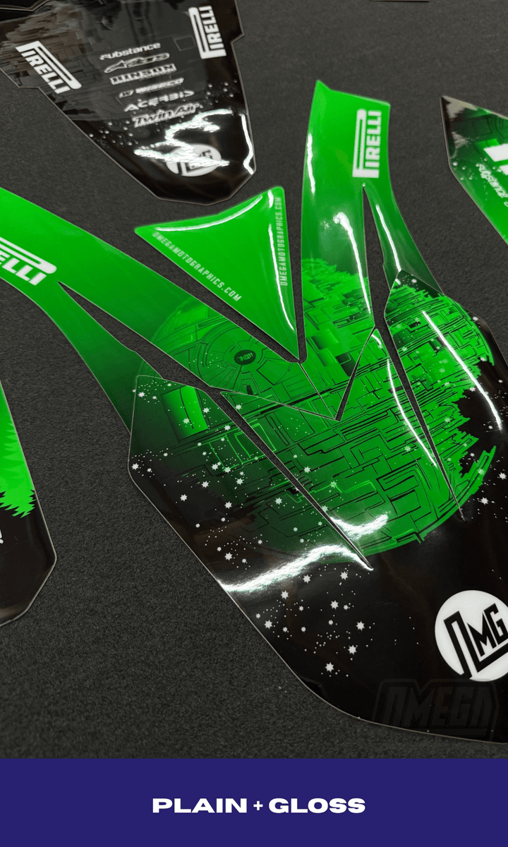 Green Death Star Graphics Kit