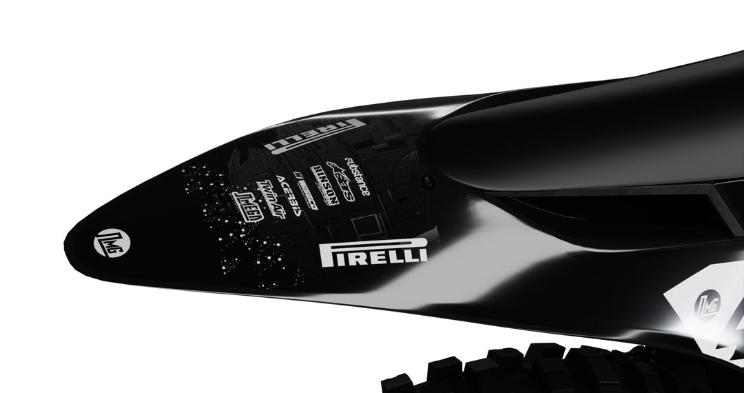 Grey Death Star Graphics Kit