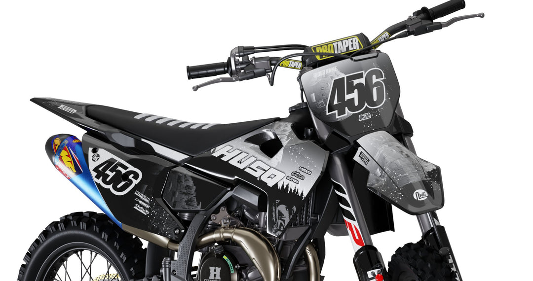 Grey Death Star Graphics Kit