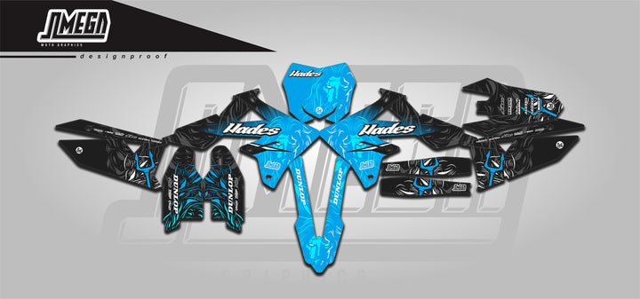 Dirt Bike Hades graphics kit