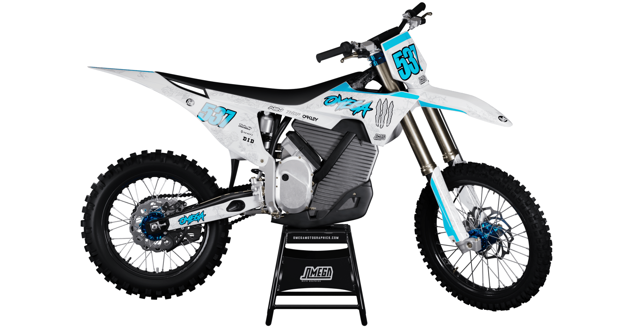 Ice Monster Graphics kit | MX Sticker Kit – Omega Moto Graphics