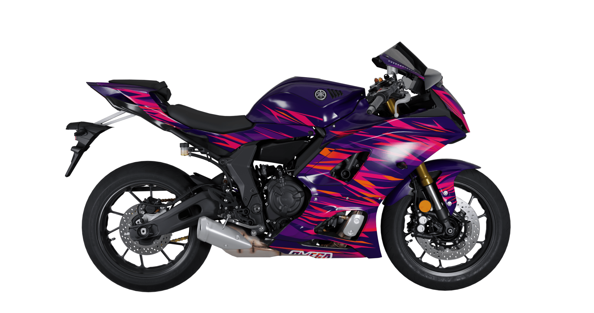 Ion Slash Bike Graphics Kit | Motorcycle Stickers – Omega Moto Graphics
