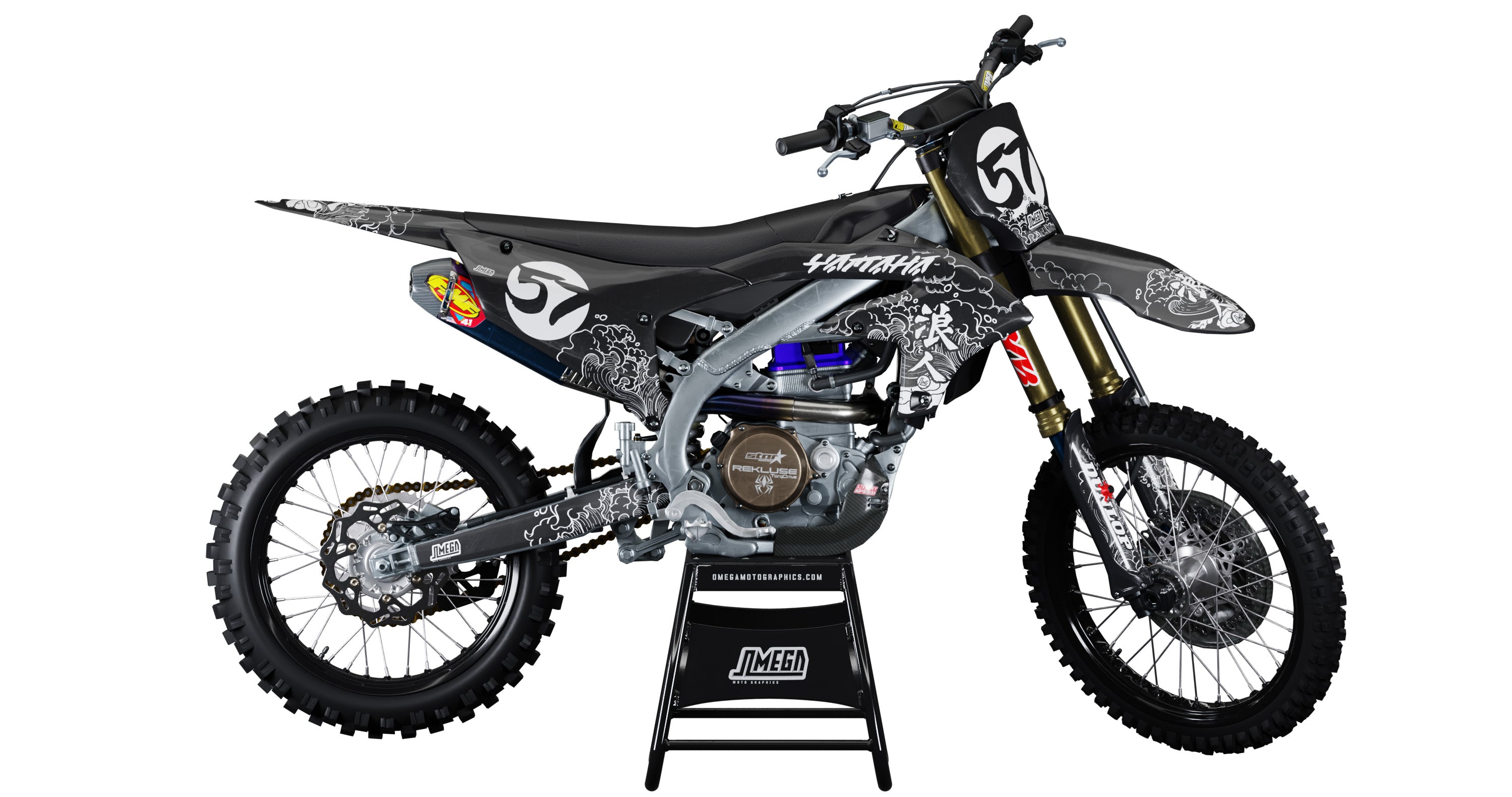 Yamaha Jap Concept Graphics Kit | Dirt Bike Stickers – Omega Moto Graphics