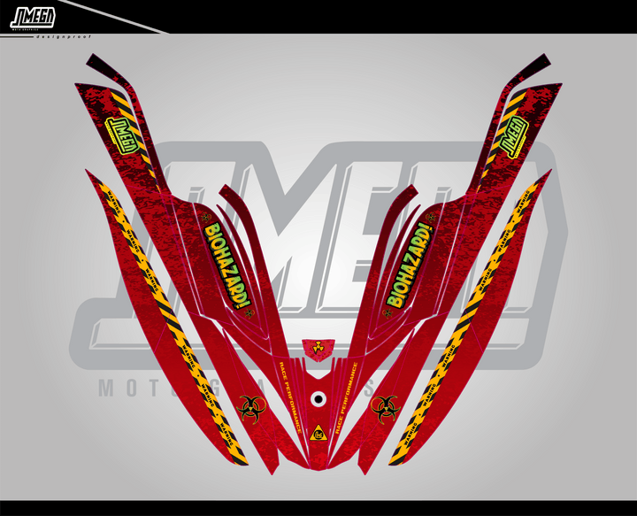 Biohazard Jet Ski Graphics Kit