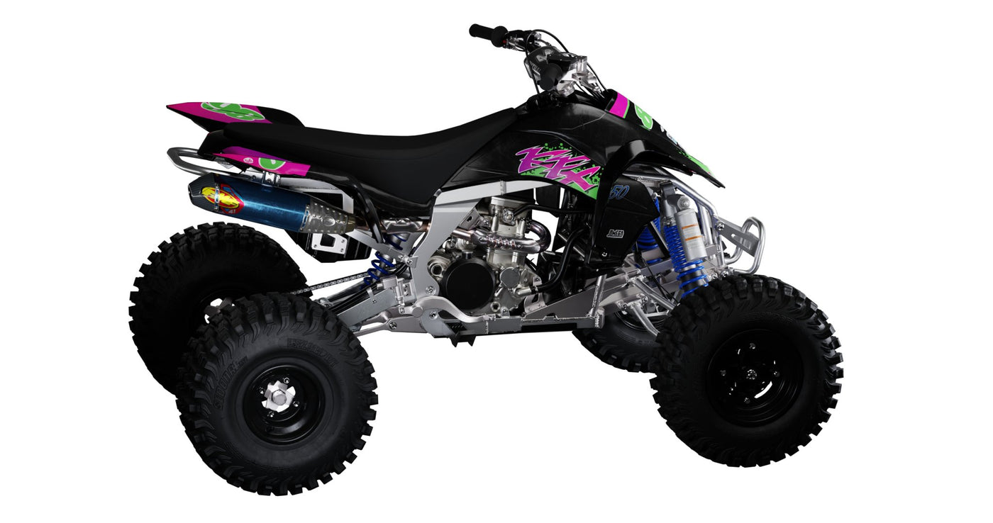 Kawasaki Black 50th Quad Graphics Kit