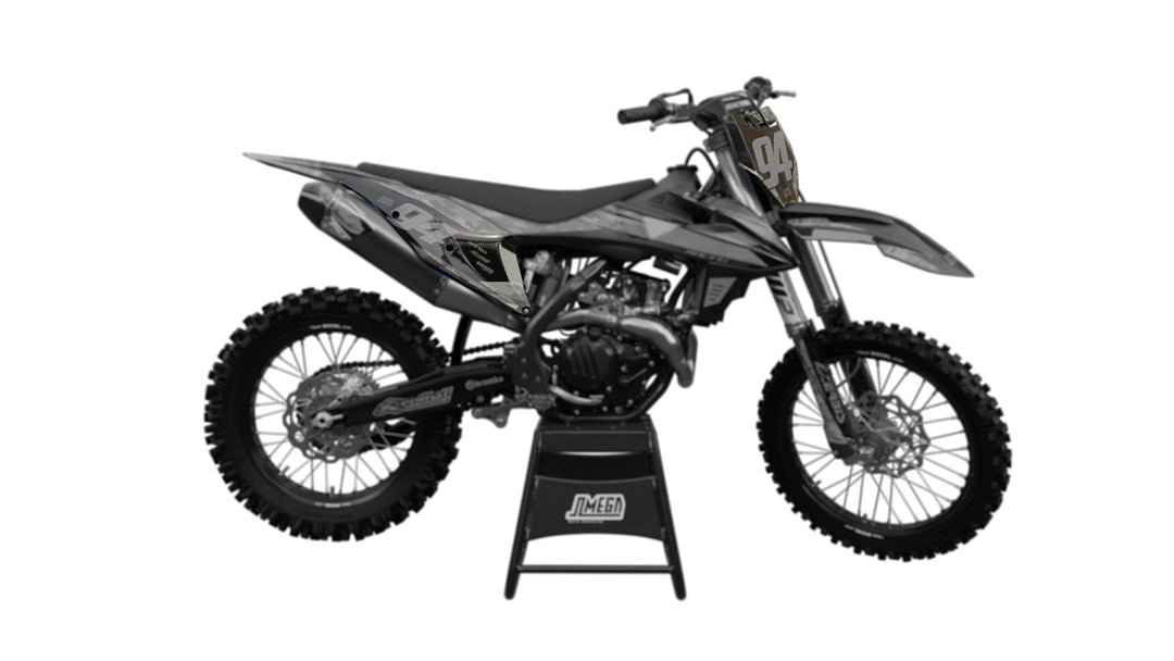 ktm grey camo number plates