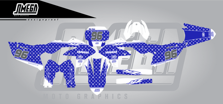 The Loui Blue Experience Graphics Kit