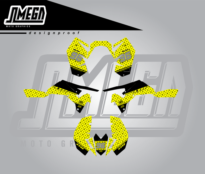 The Loui Experience Yellow Quad Graphics Kit