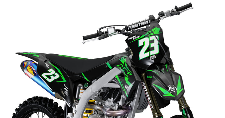 Metallic Green Graphics kit