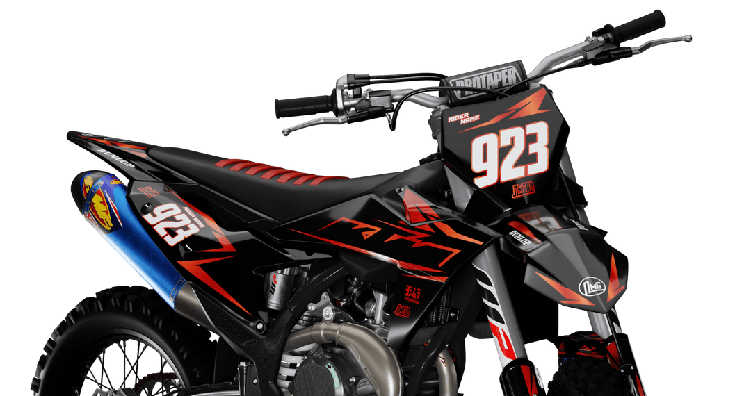 Orange Metallic Graphics Kit