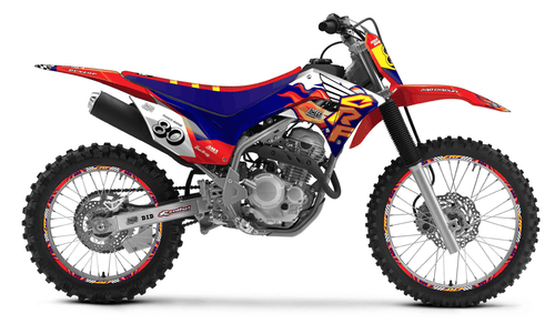 90s Retro CR Style Sticker kit for Honda CRF 250F 2019 - 2026