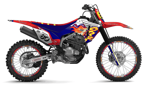 90s Retro CR Style Sticker kit for Honda CRF 300F 2025 - 2027