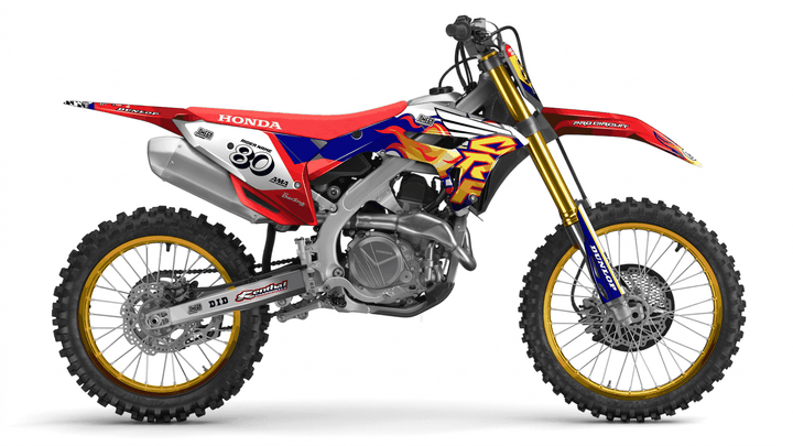 honda crf 450r 90s retro cr style graphics kit