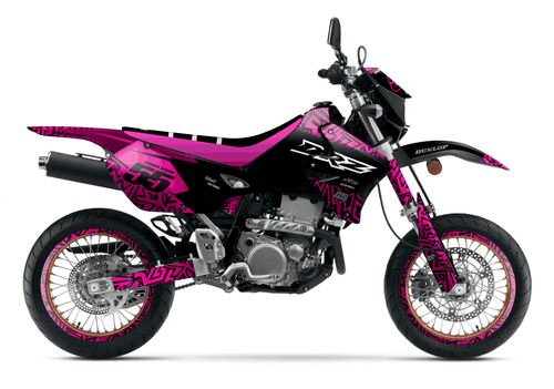 Black Radix Sticker kit for Suzuki DRZ 400SM 2000 - 2020