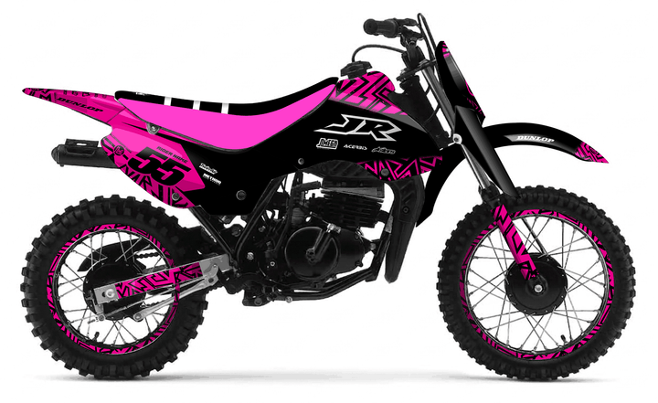 suzuki jr 80 black radix graphics kit
