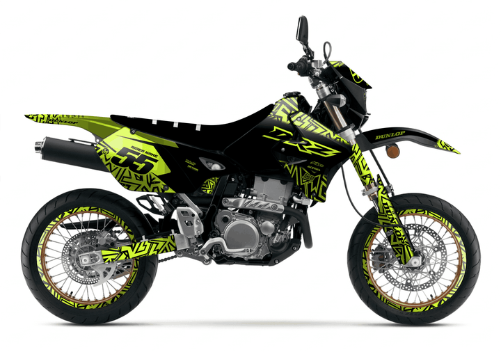 suzuki drz 400sm neon radix graphics kit