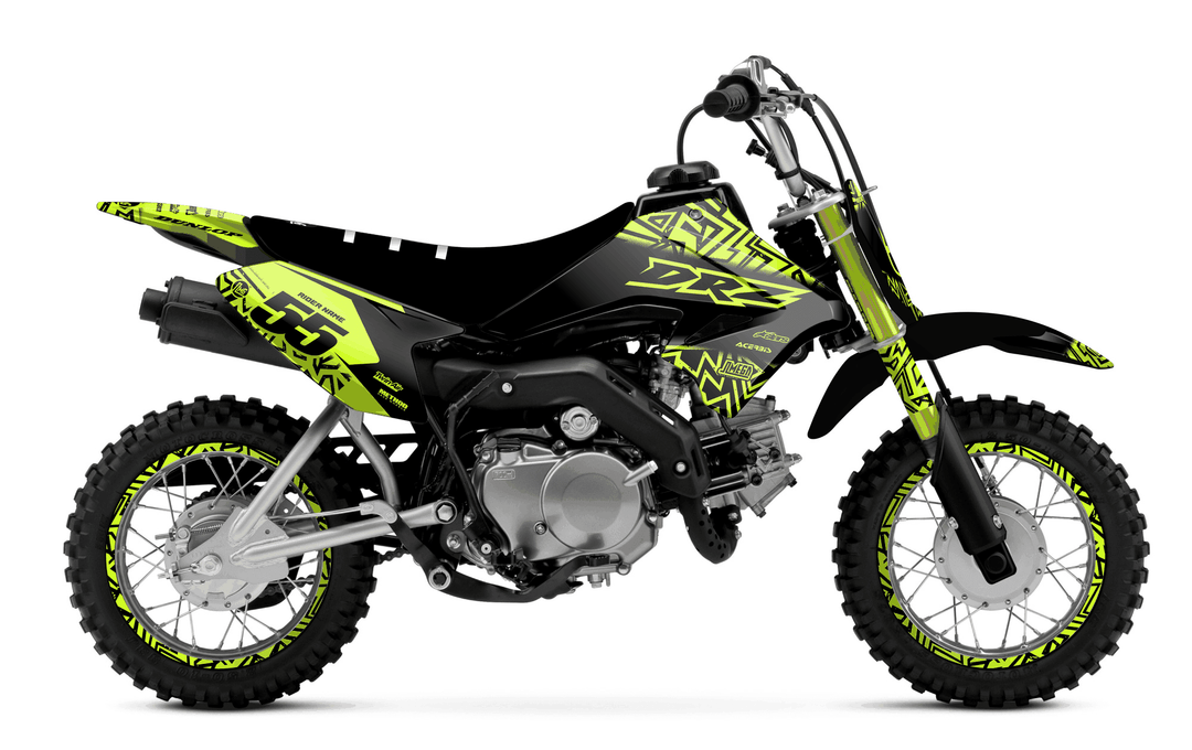 suzuki drz 70 neon radix graphics kit