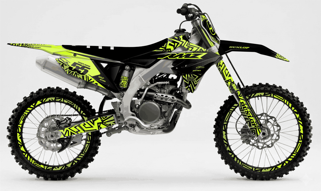 suzuki rmz 450 neon radix graphics kit