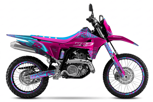 Pink Radix Sticker kit for Suzuki DR-Z4S 2025 - 2026