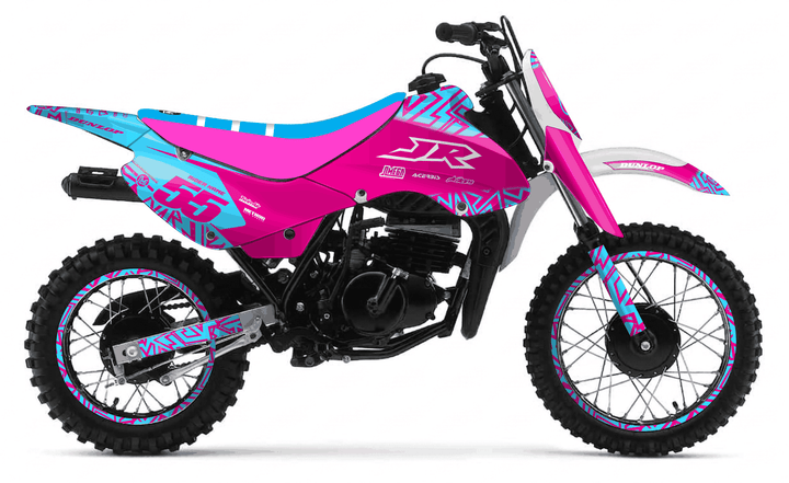 suzuki jr 80 pink radix graphics kit