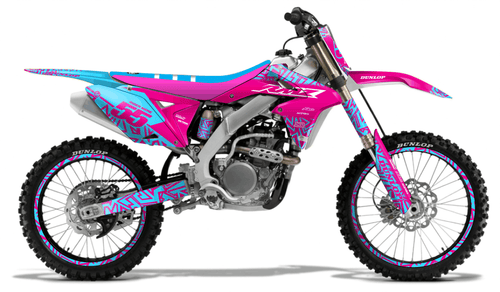 Pink Radix Sticker kit for Suzuki RMZ 250 2010 - 2018