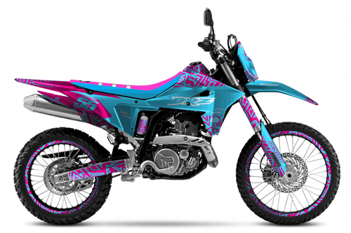 Blue Radix Sticker kit for Suzuki DR-Z4S 2025 - 2026