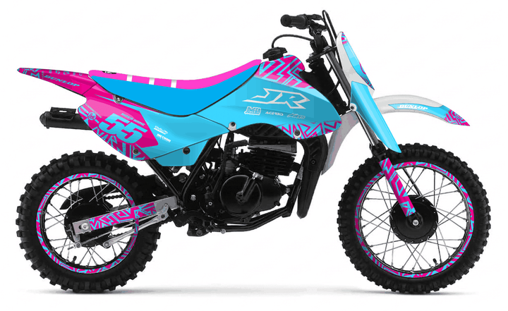 suzuki jr 80 blue radix graphics kit