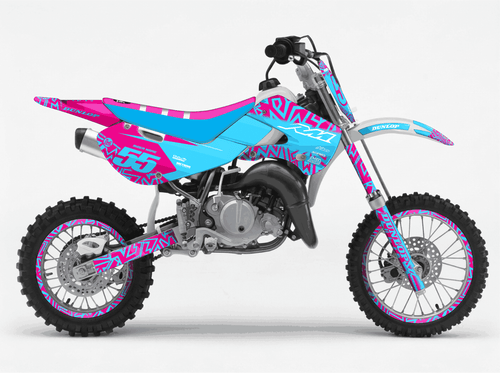 Blue Radix Sticker kit for Suzuki RM 65 2000 - 2013