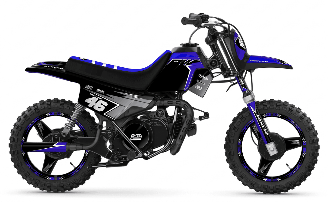 yamaha pw 50 black concept graphics kit
