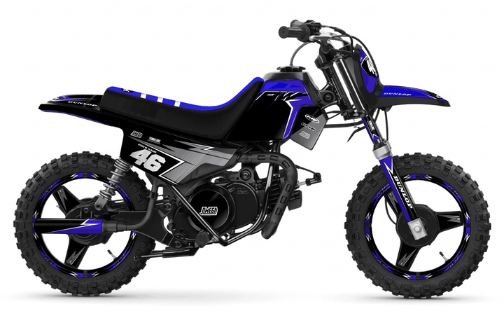 yamaha pw 50 black concept graphics kit